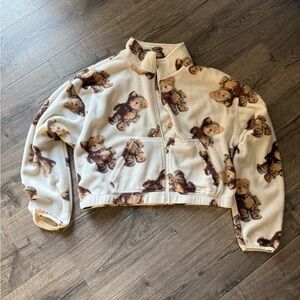 Grayson Threads Cream Teddy Bear Jacket